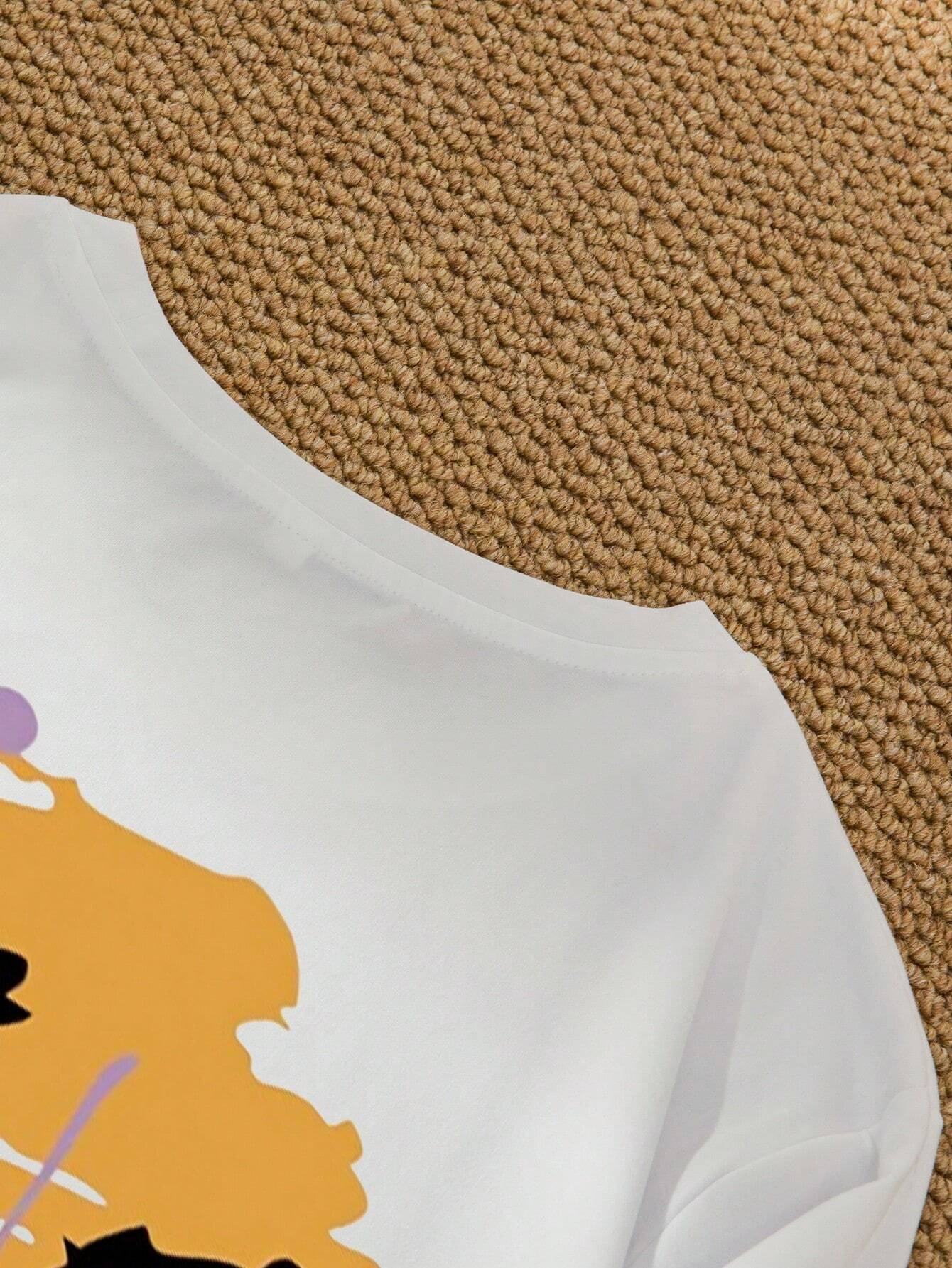 Men's Summer Round Neck Short Sleeve Casual T-Shirt With Letter Cartoon Face Print, Graphic Tee, Meme T-Shirt, Funny T-Shirt, T-Shirt Design, Funny Tee, T-Shirt Printing, Graphic Shirt, Men's Shirt, Clothing for Men, Baggy T-Shirt, Oversized Tee, Trendy G